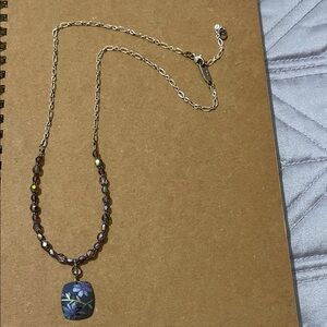 Holly Yashi Necklace! Niobium pendant and Purple crystals. Stunning!